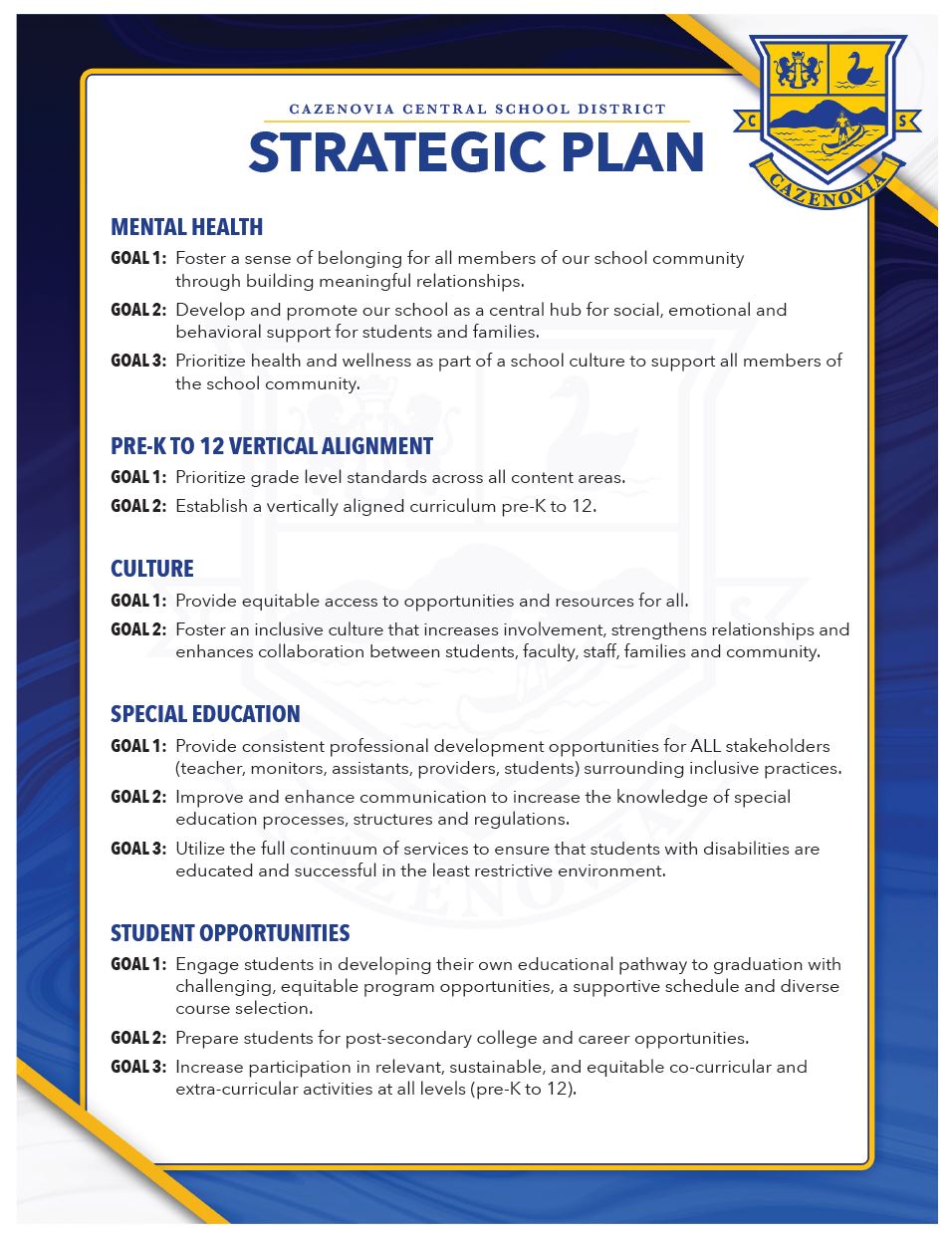 education strategic plan 2023